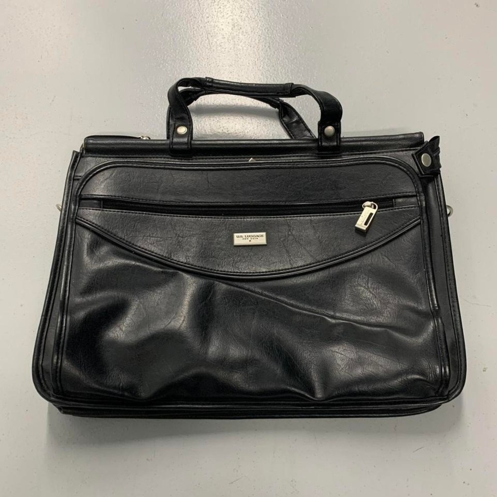 U.S. Luggage New York Black Briefcase
